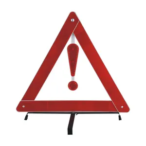 带反射警告三角的紧急警告三角标志汽车路边应急包