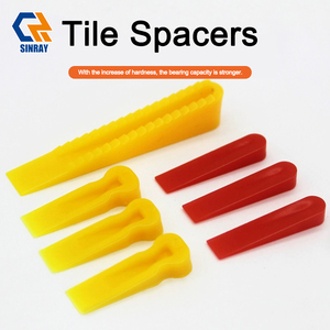 Système de nivellement de carreaux en plastique au design moderne avec clips et cales, petits espaceurs de carreaux en plastique, accessoires essentiels pour le support des carreaux - Product Image 2