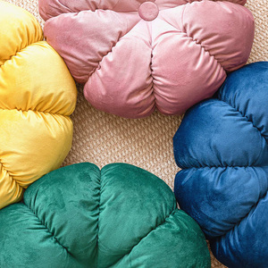 Coussin <span class=keywords><strong>de</strong></span> sol décoratif pour la maison Coussin <span class=keywords><strong>de</strong></span> <span class=keywords><strong>chaise</strong></span> <span class=keywords><strong>en</strong></span> <span class=keywords><strong>velours</strong></span> <span class=keywords><strong>de</strong></span> couleur unie <span class=keywords><strong>Housse</strong></span> <span class=keywords><strong>de</strong></span> coussin citrouille ronde - Product Image 6