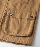 Fournisseur Populaire : Veste Vintage Safari Automne Hiver Unisexe pour Homme, en Denim et Toile Mi-longue, avec Multiples Poches, Vente en Gros