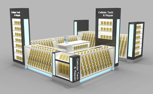 Kiosko-expositor <span class=keywords><strong>de</strong></span> teléfono móvil 3D, diseño <span class=keywords><strong>de</strong></span> mostrador <span class=keywords><strong>de</strong></span> teléfono móvil, escaparate <span class=keywords><strong>de</strong></span> centro comercial, accesorio para teléfono - Product Image 3