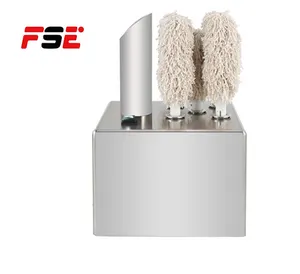 Vendita all'ingrosso lavaggio automatico macchina air dryer-Lucidatrice a 5 spazzole FSE asciugatrice e lucidatrice per bicchieri in vetro lucidatrice per bordi in vetro di alta qualità