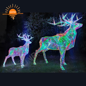 Motivo LED festivo Espectáculo <span class=keywords><strong>iluminado</strong></span> LED gigante Decoración iluminada <span class=keywords><strong>Reno</strong></span> de Navidad LED brillante para exteriores - Product Image 5