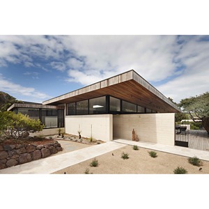 Villa moderna con estructura de acero ligero y diseño de techo plano para uso residencial - Product Image 1