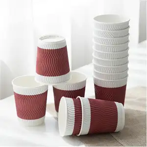 Paper Cups Disposable Printed Cardboard In Turkey Printing Disposable Coffee Ice Cream Take Away Carton Paper Cup Paneton11X8 Cm