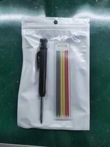 <span class=keywords><strong>Marqueur</strong></span> à trous profonds en plastique, crayons de menuisier mécanique, 2.8mm, rouge, noir, Construction, constructeur, 1 pièce - Product Image 2