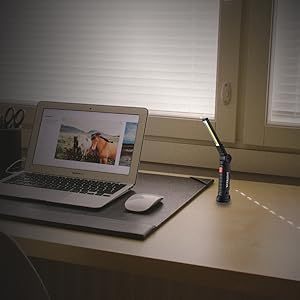 ไฟฉายคาดข้างแบบชาร์จไฟได้ ไฟสปอร์ตไลท์ด้านหน้า แบตเตอรี่รวม ไฟฉาย LED อเนกประสงค์ แรงสูง รุ่น WD-W52 ประเภทไฟฉาย WD-W5 - Product Image 6