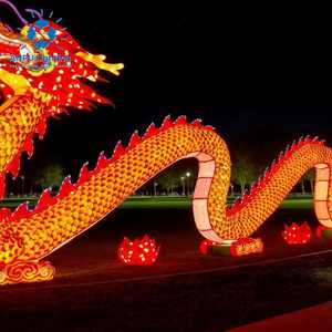 Anpu Lighting - Linterna Gigante con Motivo <span class=keywords><strong>de</strong></span> Dragón Chino Tradicional, Luz LED <span class=keywords><strong>para</strong></span> Exteriores, Impermeable, Decoración <span class=keywords><strong>para</strong></span> el Día <span class=keywords><strong>de</strong></span> Año Nuevo, Festivales y Eventos - Product Image 2