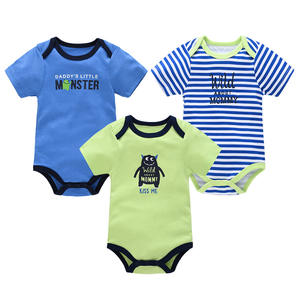 Set di abbigliamento 2025 a gamba aperta da 0 a <span class=keywords><strong>3</strong></span> mesi Set di tuta in cotone organico al 100 per cento per indossare il bambino - Product Image 2