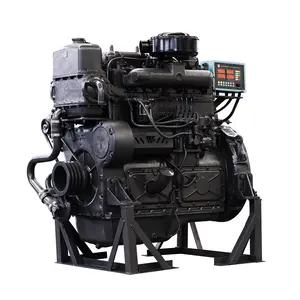 Motor diesel incorporado do turbocompressor de Shanghai 4135ACa3-1 83HP 1500rpm 1200rpm para o navio
