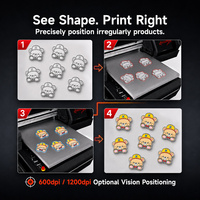 Impresora UV de Cama Plana de 9060 cm, Plotter de Inyección de Tinta Digital para Impresión de Tarjetas, Carcasas de Teléfono, Cerámica, Vidrio y Madera
