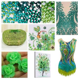 Yantuo Crystal ABラインストーン非ホットフィックスバルクフラットバックガラスラインストーンホームデコレーションネイルアート - Product Image 5