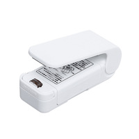 Scelleuse à vide portable USB rechargeable à faible bruit pour la maison, mini scelleuse manuelle en plastique pour snacks, capacité jusqu'à 1,0 L