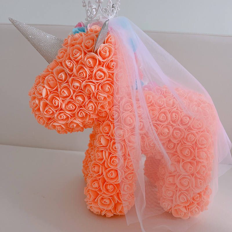 มงกุฎผ้าคลุมหน้าขนาดใหญ่สีส้ม