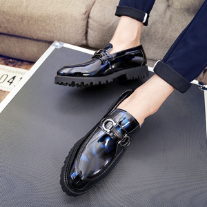 <span class=keywords><strong>Zapatos</strong></span> de <span class=keywords><strong>Hombre</strong></span> de <span class=keywords><strong>Charol</strong></span> Brillante Estilo Coreano, Modernos, con Punta en Pico, <span class=keywords><strong>Zapatos</strong></span> Casuales Británicos para <span class=keywords><strong>Hombre</strong></span>, <span class=keywords><strong>Zapatos</strong></span> de Estilista, <span class=keywords><strong>Zapatos</strong></span> de Noche para <span class=keywords><strong>Hombre</strong></span> - Product Image 4