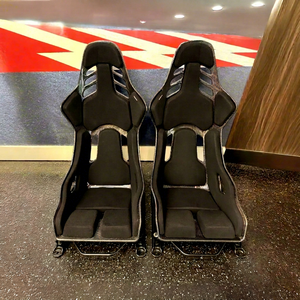 Carbon Fiber <b>Seats</b> Full Skeleton Design Black - Product Image 1
