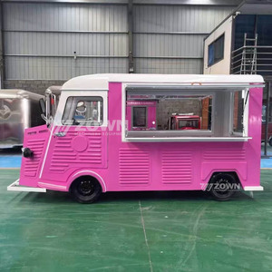 Mobile Electric Food Trucks Sale New Fast Food Truck Trailer Stainless Steel Construction for Street Coffee <b>Ice</b> Cream Snack - Product Image 5