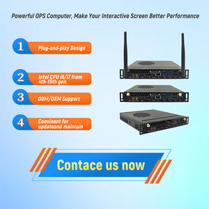 Mini <span class=keywords><strong>PC</strong></span> Interactif GHOT SKD CKD 13ème Génération DDR4 SSD 16+256G pour l'Enseignement <span class=keywords><strong>OPS</strong></span> 4K 80 Broches I5/I7 Nouveau pour Tableau Blanc Interactif - Product Image 5