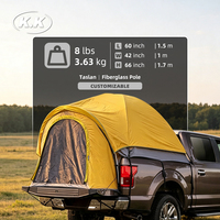 Carpa de Camping para Camioneta Kawagebo Kamp (KK), Impermeable, Fácil de Instalar, Compacta, con Cubierta para Lluvia, para 1-2 Personas