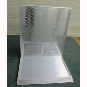 Barrières 1.0*1.25*1.2m en vente clôture anti-émeute verrouillable avec porte barrière de contrôle des foules en aluminium - Product Image 6