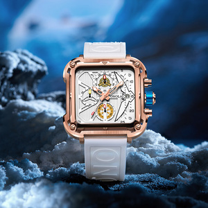 ONOLA 6831 <span class=keywords><strong>Orologi</strong></span> <span class=keywords><strong>al</strong></span> <span class=keywords><strong>Quarzo</strong></span> di Moda all'Ingrosso, Orologio Sportivo <span class=keywords><strong>da</strong></span> Uomo con Quadrante Quadrato, Funzione Impermeabile <span class=keywords><strong>per</strong></span> Affari - Product Image 2