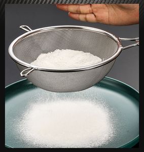 Hai tai thép không gỉ sàng lọc sàng lọc và rây có tay cầm - Product Image 2