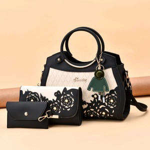 Fashion Bag Set <b>Handbags</b> Women Bag Pu Leather Custom Luxury Shoulder Tote Pu Leather Office Multi Color - Product Image 2