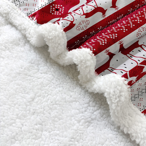 <span class=keywords><strong>Couverture</strong></span> <span class=keywords><strong>de</strong></span> Noël 100% Polyester Douce et Chaude, Double Couche Sherpa Flanelle, Écologique, Cadeau pour Toutes les Saisons, Remises <span class=keywords><strong>de</strong></span> Fêtes - Product Image 6