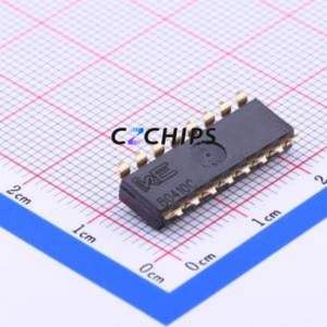 DSIC08LSGET DIP Switch SMD-16P,6x20.3mm Switch Flat Toggle, Raised Type Single Pole Single Throw 8 2.54mm - Product Image 2