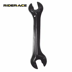 RIDERACE testa della bici in acciaio al carbonio Open End Axle Hub chiave a cono chiave durevole strumento di servizio per biciclette da strada di montagna 13/15 14/16mm