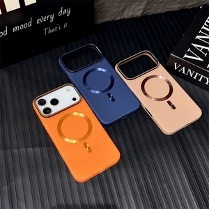 เคสโทรศัพท์มือถือแบบแม่เหล็กด้าน รุ่นแฟชั่น สำหรับ iPhone 17 12 13 14 15 16 Pro Max Plus รองรับการชาร์จไร้สาย ป้องกันแรงกระแทก ฝาหลังแข็ง - Product Image 3