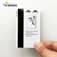Individueller Druck intelligente Chip Kunststoff-PVC-Material Zugangskontrolle Karte magnetischer Streifen RFID Hotel Schlüsselkarte