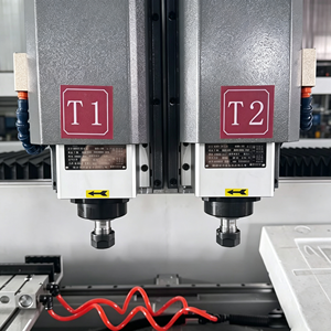 High Precision 0.1mm CNC <b>Drilling</b> Milling Machine 3500W Aluminum Profile <b>Drilling</b> Milling Machinery For Window Factory - Product Image 6