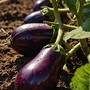 Graines de Aubergine Hybride F1 Black Beauty Pureté 99% Haute Germination Origine Pakistan - Product Image 3