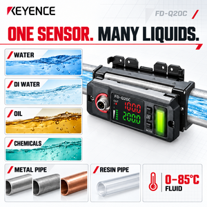 FD-Q20C เซ็นเซอร์วัดการไหลแบบหนีบ 18-28 มม. ท่อ 60-100 ลิตร/นาที 4-20mA IO-Link เมตร หน่วยการวัด รับประกัน 1 ปี - Product Image 3