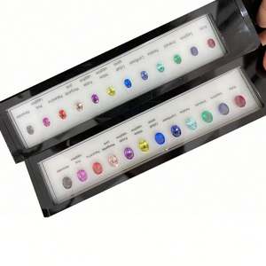 Tableau des couleurs des pierres précieuses cultivées en laboratoire à vendre - Product Image 1