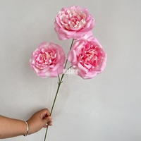 MSFAME Fleurs Artificielles Emballage Boîtes D'expédition Blanc Satin Rose Prix Bouquet Soie Fleur Roses