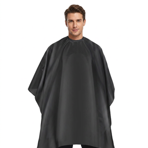 Capa de Peluquería Negra Impermeable para Corte de Cabello - Product Image 2