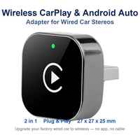 Adaptateur USB sans fil CarPlay et Android Auto le plus petit pour voiture compacte, ajustement universel pour voitures TY-C5