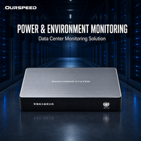 Système de surveillance métallique : température, humidité, fumée, fuite d'eau, alimentation, environnement, surveillance réseau TCP, application Tuya Smart, alarme sonore