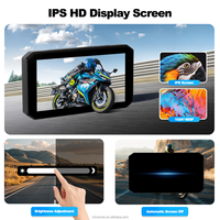 CarPlay sans fil pour moto, écran pour moto, accessoires pour motos, Android Auto, WiFi, GPS, navigation, deux caméras, DVR pour moto, BSD, TPMS