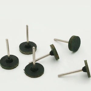 Cabezales de molienda de goma de vástago de 3mm, punta de pulido en forma de <span class=keywords><strong>T</strong></span>, diámetro de la rueda de pulido de 20/25mm para herramientas rotativas de pulido de madera y Metal - Product Image 4