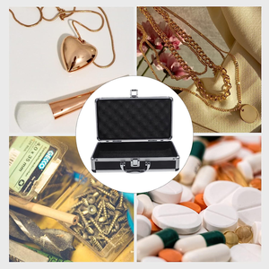 Estojo de alumínio profissional para ferramentas com espuma, estojo de transporte de alumínio duro prático, estojo portátil multifuncional universal para ferramentas - Product Image 5