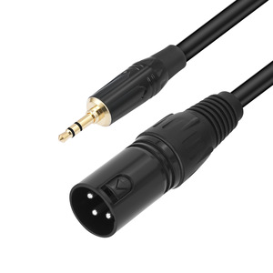 3,5mm macho XLR hembra 3,5 XLR macho hembra equilibrado tres núcleos Audio mezclador micrófono PVC chaqueta para proyector Cámara altavoz - Product Image 1