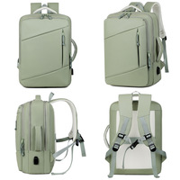 Sac à dos pour ordinateur portable en polyester imperméable et antivol, compartiment antichoc, léger, grande capacité, pour les voyages d'affaires et le bureau