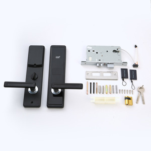 กุญแจล็อคโรงแรมอัจฉริยะ Wenxun รุ่น J023 ตัวเครื่องโลหะผสม พร้อมกุญแจกลไก ดีไซน์ทันสมัย สำหรับการเข้าถึงด้วยบัตร IC แบบเชื่อมต่อเครือข่าย - Product Image 4