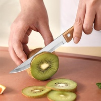 2cr13 Roestvrijstalen Keukenmes Scherpe Chopper Koken Koksmes Met Houten Handvat Voor Groenten Vlees Fruit Snijden