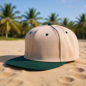 Gorra de Béisbol PS Poly Snapback de 2 Tonos, Unisex, Estilo Hip Hop, para Exteriores, Playa, Casual, de Moda, con Paneles Múltiples, de Poliéster y Algodón - Product Image 2