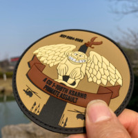 Patch en PVC thermocollant 2D souple, logo personnalisé 3D, paillettes en caoutchouc gaufré, fermeture auto-agrippante, pour chapeaux et vêtements, directement de l'usine