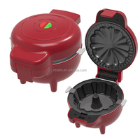 Aifa - Machine à gaufres portable mini, presse à beignets automatique, machine à mini-gâteaux antiadhésive, appareil pour le petit-déjeuner